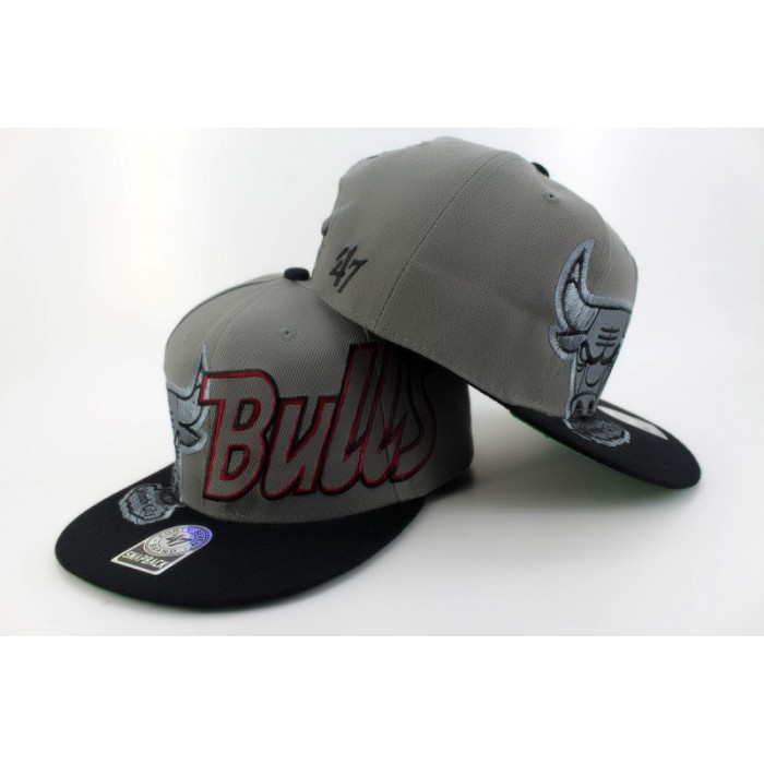 Chicago Bulls 47Brand Snapback Hat id08