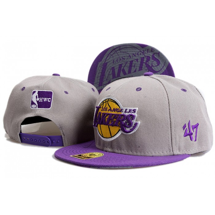 Los Angeles Lakers 47Brand Snapback Hat id01