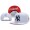 MLB New York Yankees NE Snapback Hat #137
