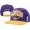 NBA Los Angeles Lakers M&N Strapback Hat NU15