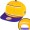 NBA Los Angeles Lakers MN Snapback Hat #62