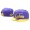 NBA Los Angeles Lakers M&N Snapback Hat NU06