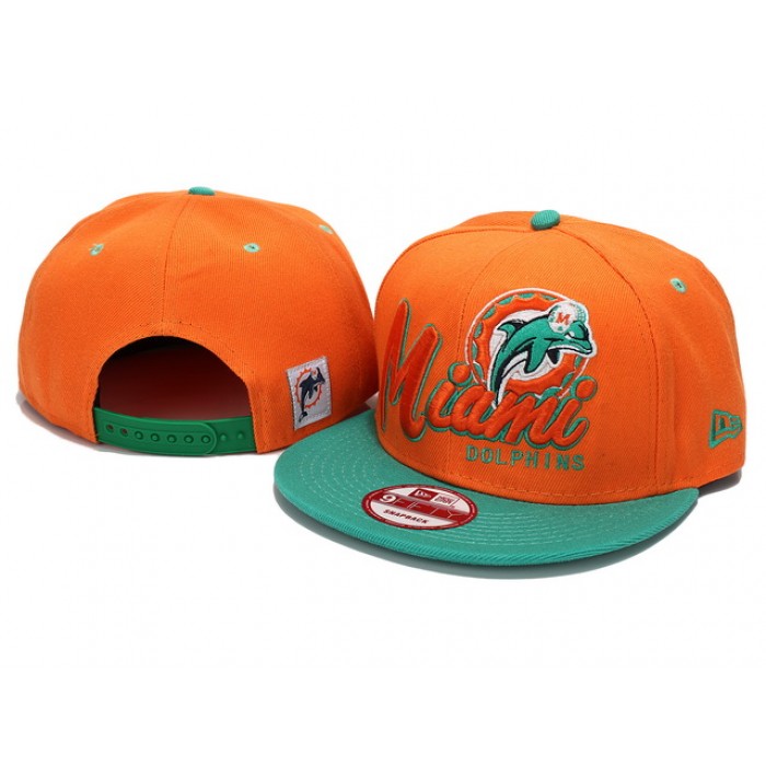 NFL Miami Dolphin Snapback Hat NU01