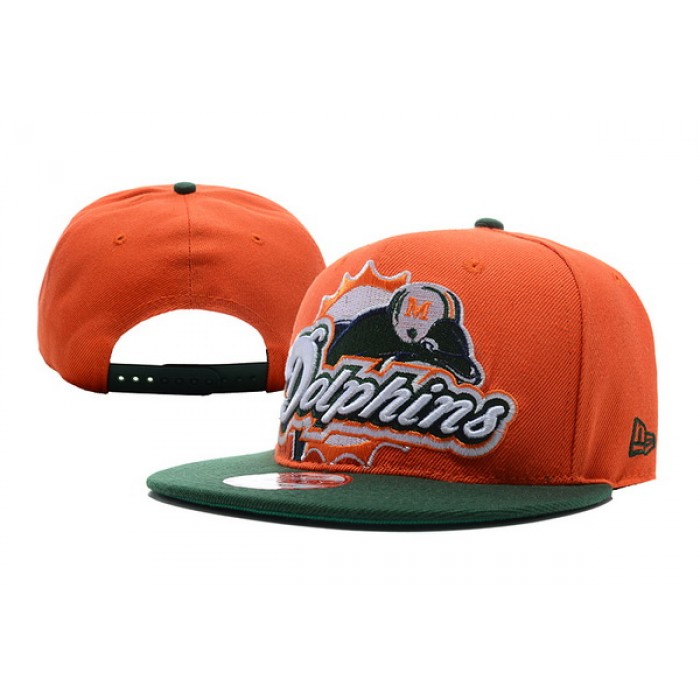 NFL Miami Dolphin Snapback Hat NU04