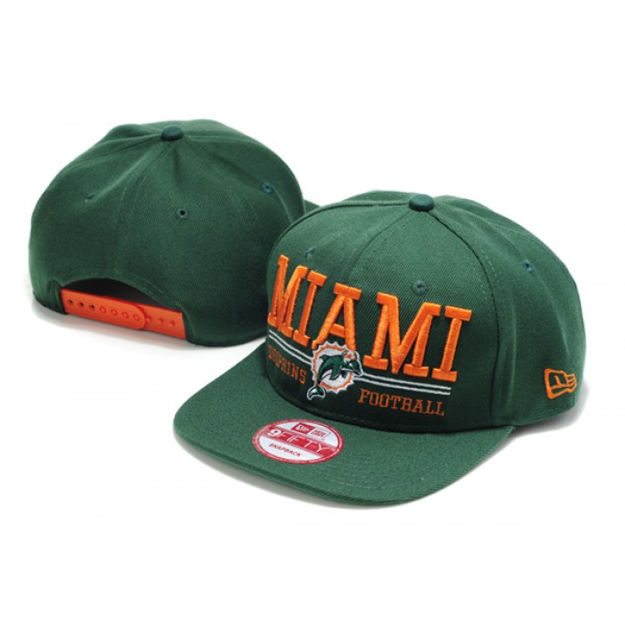 NFL Miami Dolphin Snapback Hat id08