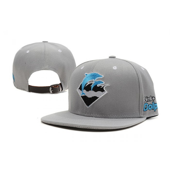 Pink Dolphin Snapback Hat #52