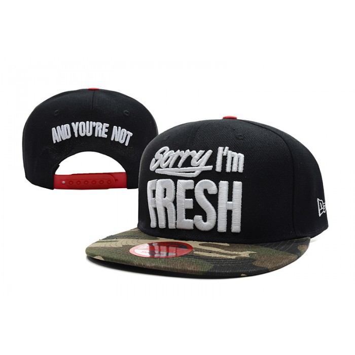 Sorry I Am Fresh Snapback Hat #20