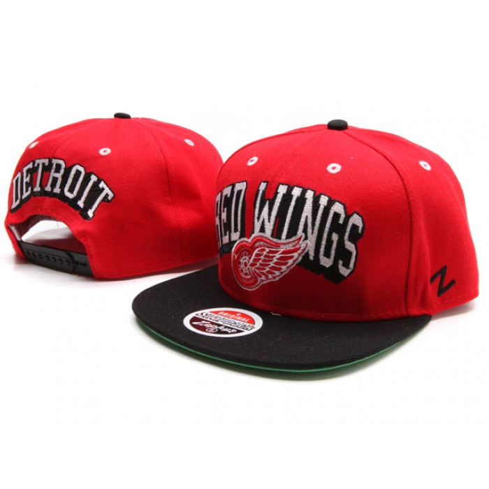 Zephyr Detroit Red Wings Snapback Hat NU01